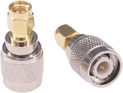 TNC Male Plug to SMA Male Plug RF Adapter Barrel Connector - Envistia Mall
