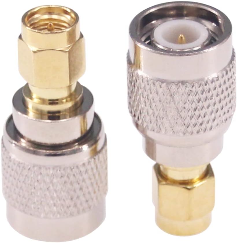 TNC Male Plug to SMA Male Plug RF Adapter Barrel Connector - Envistia Mall