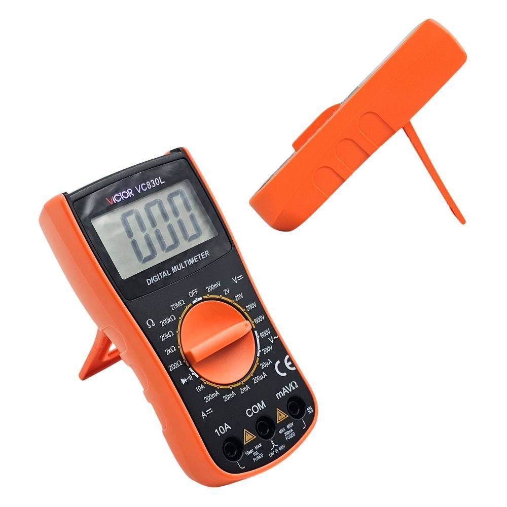 Victor VC830L Digital Multimeter — Compact CAT III 600V DMM - Envistia Mall