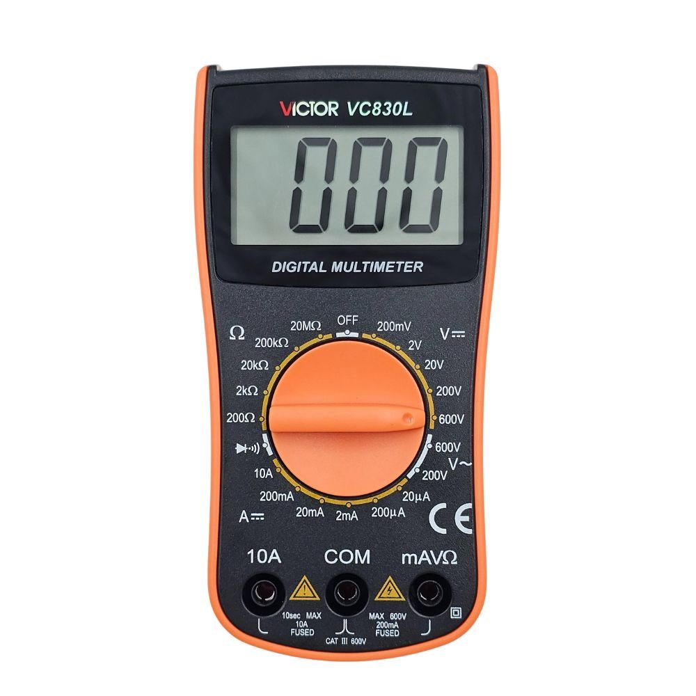 Victor VC830L Digital Multimeter — Compact CAT III 600V DMM - Envistia Mall