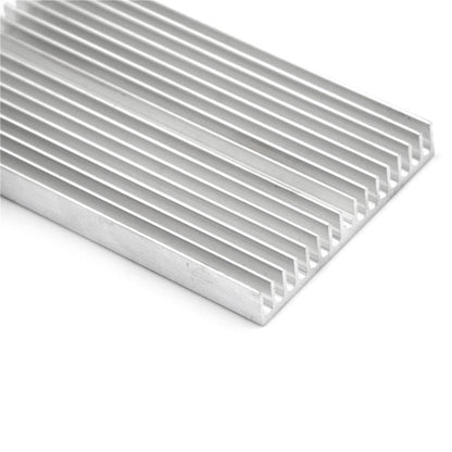 100x60x10mm Aluminum Heatsink For High Power TECs, LEDs, Amplifiers and Transistors - Envistia Mall