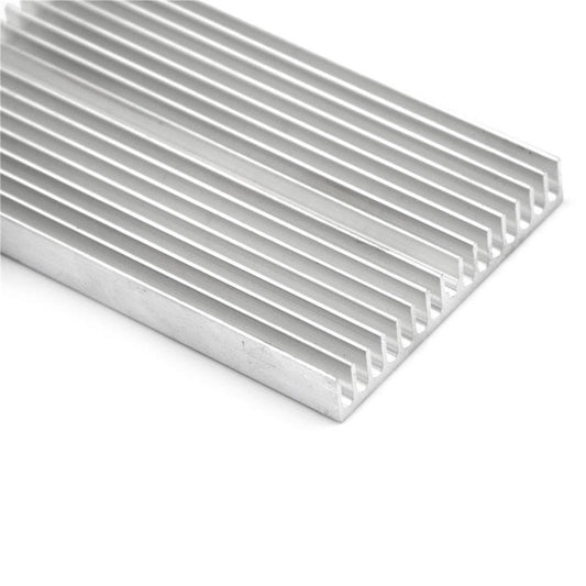 100x60x10mm Aluminum Heatsink For High Power TECs, LEDs, Amplifiers and Transistors - Envistia Mall