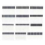 120 Piece 12 Values 1uF to 470uF Electrolytic Capacitor Assortment Kit from Envistia Mall
