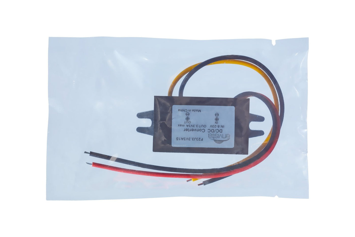 12V (6.3-22V) In To 3.3V Out 3A 10W DC-DC Waterproof Converter Module with Flying Leads - Envistia Mall