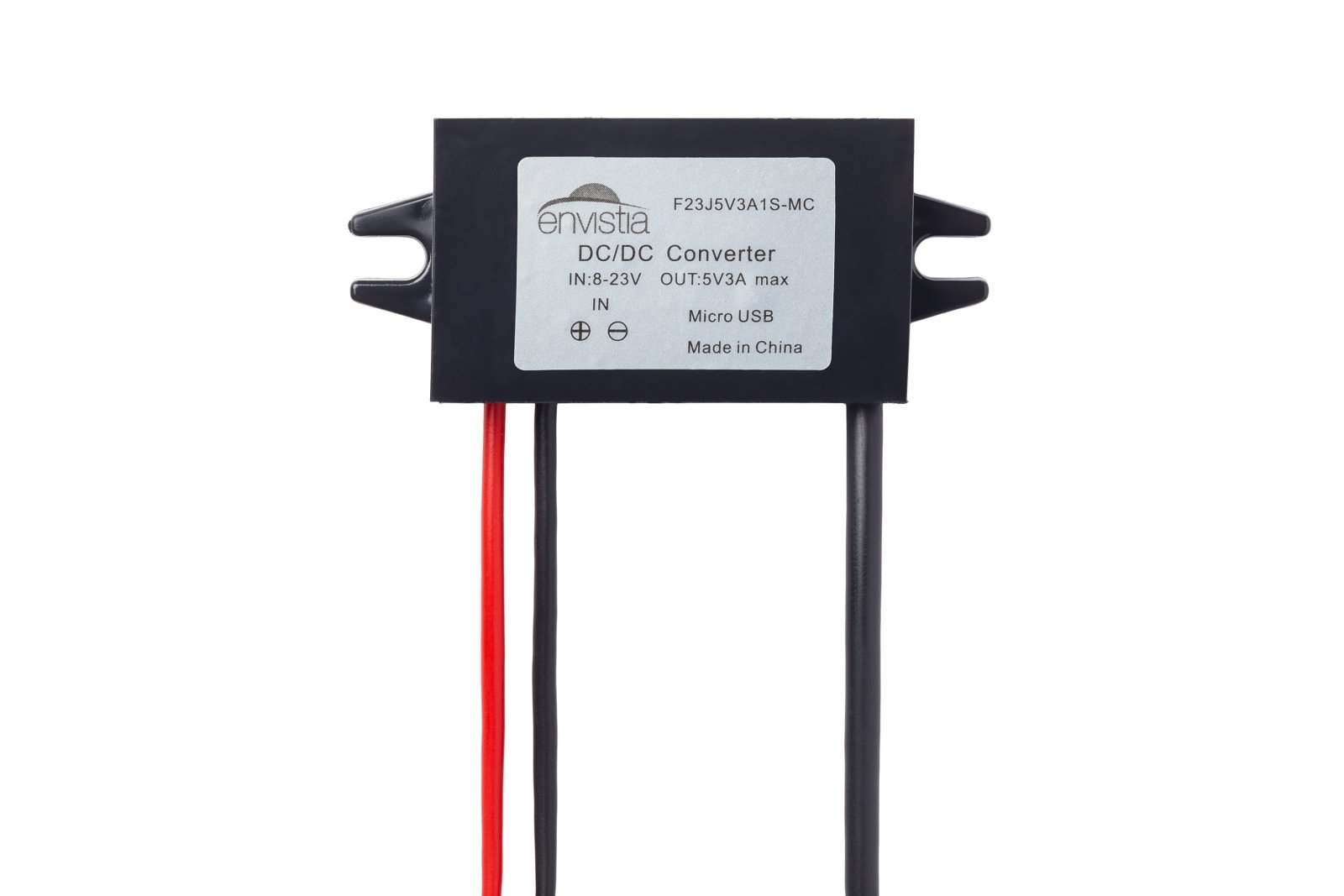 12V (8-23V) In To 5V Out DC-DC Converter Module 3A 15W with Micro USB Output - Envistia Mall