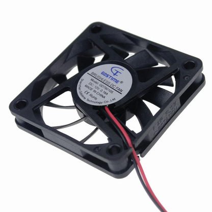 12V DC 60mm 2Pin 60x60x10mm CPU Cooling Computer PC Case Cooler 6010 Fan - Envistia Mall