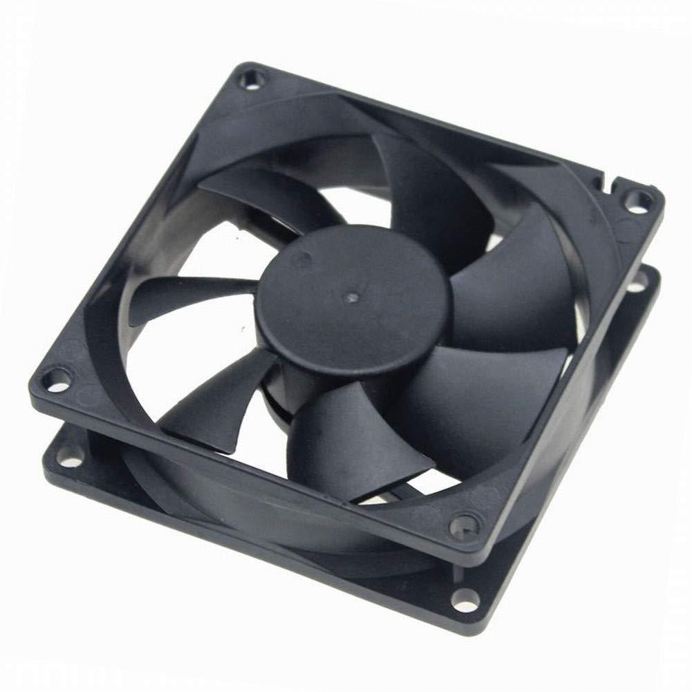 12V DC 80mm 2Pin 80x80x25mm CPU Cooling Computer PC Case 8025 Fan - Envistia Mall