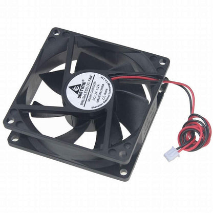 12V DC 80mm 2Pin 80x80x25mm CPU Cooling Computer PC Case 8025 Fan - Envistia Mall