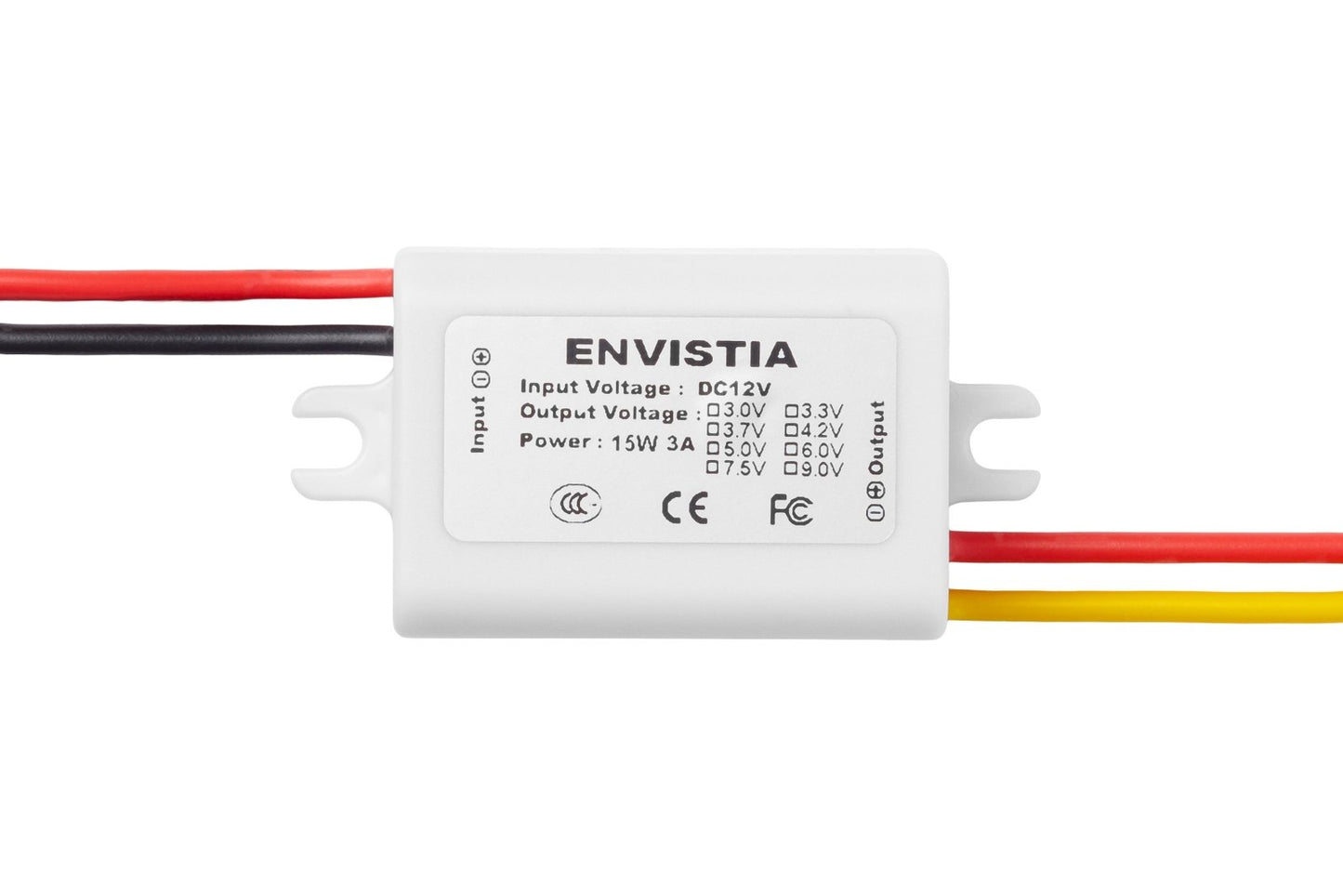 Envistia 12V to 3V 3A Step-Down Waterproof Miniature DC-DC Converter Power Supply Module