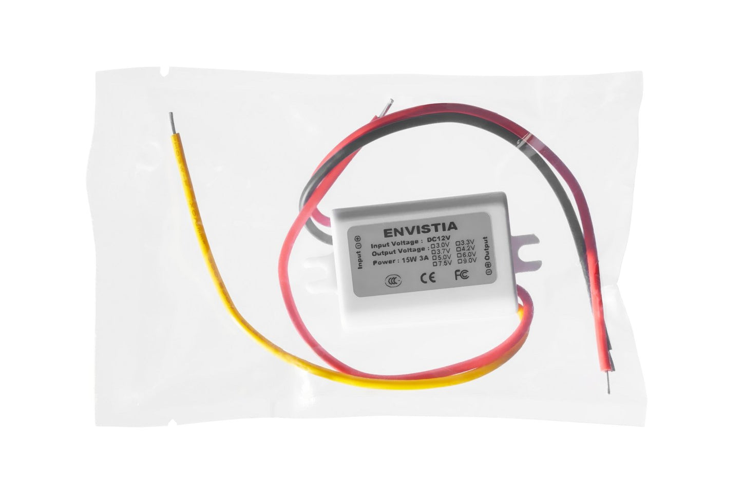 12V to 5V 3A Step-Down Waterproof Miniature DC-DC Converter Power Supply Module - Envistia Mall