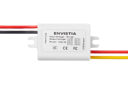 12V to 6V 2.5A Step-Down Waterproof Miniature DC-DC Converter Power Supply Module - Envistia Mall