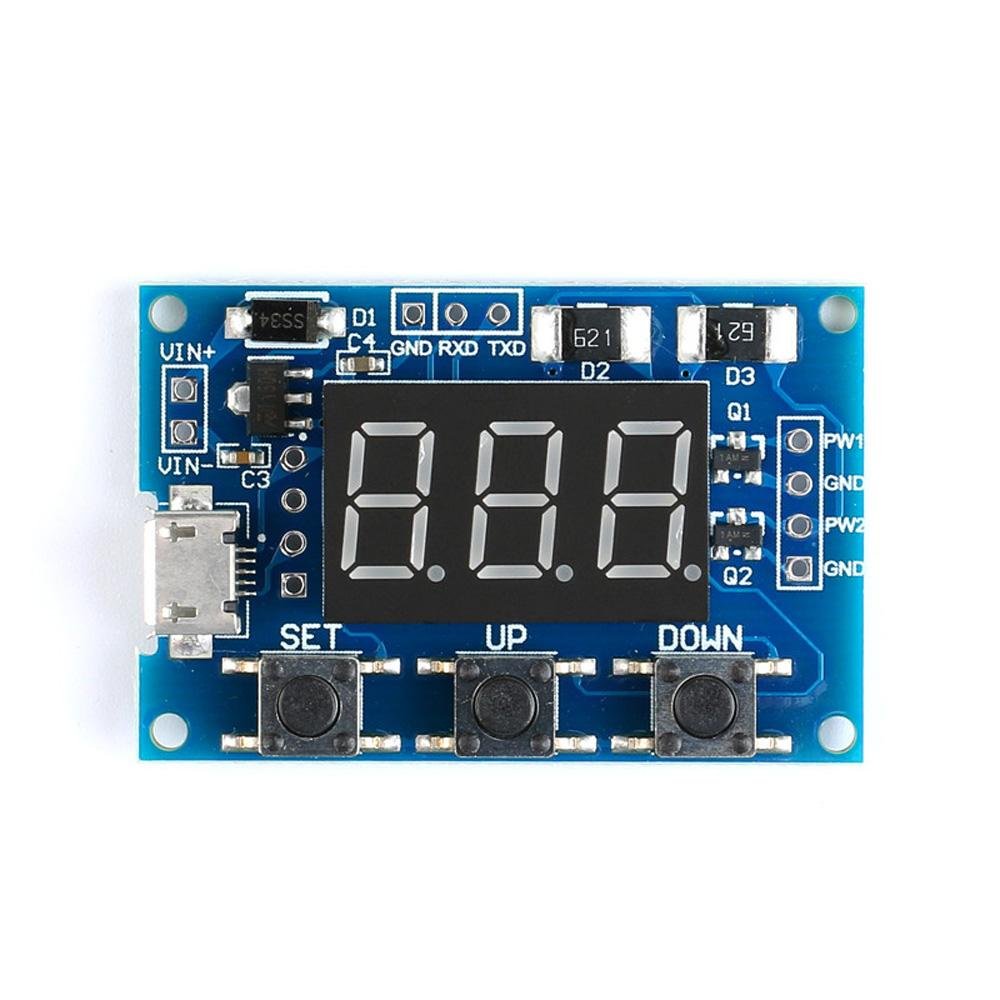 2-Channel 5V PWM Pulse / Square Wave Generator Module 1Hz-150KHz Frequency - Envistia Mall