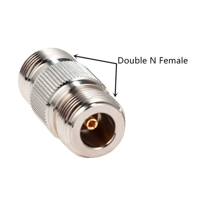 2 Pieces N-Type Female Jack to N Female Jack RF Adapter Barrel Connector - Envistia Mall