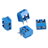 2-Pin 301-2P Screw Terminal Block Connector 5.08mm Pitch PCB Mount Blue - 10 / 25 / 50 / 100 Piece Packages - Envistia Mall