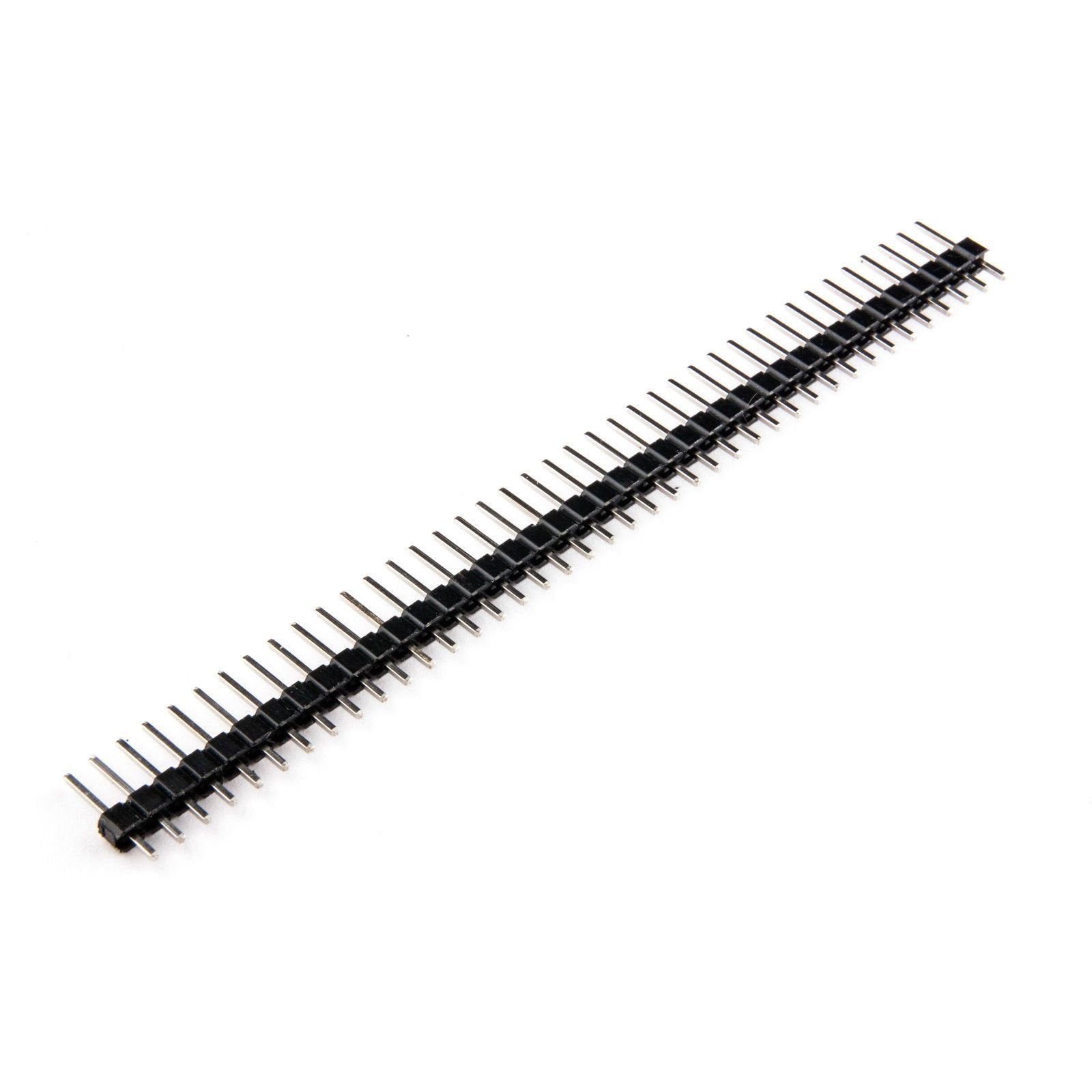 200 Pieces 40-Pin Male Header 0.1" 2.54mm Breadboard/PCB Strip Connectors - Envistia Mall