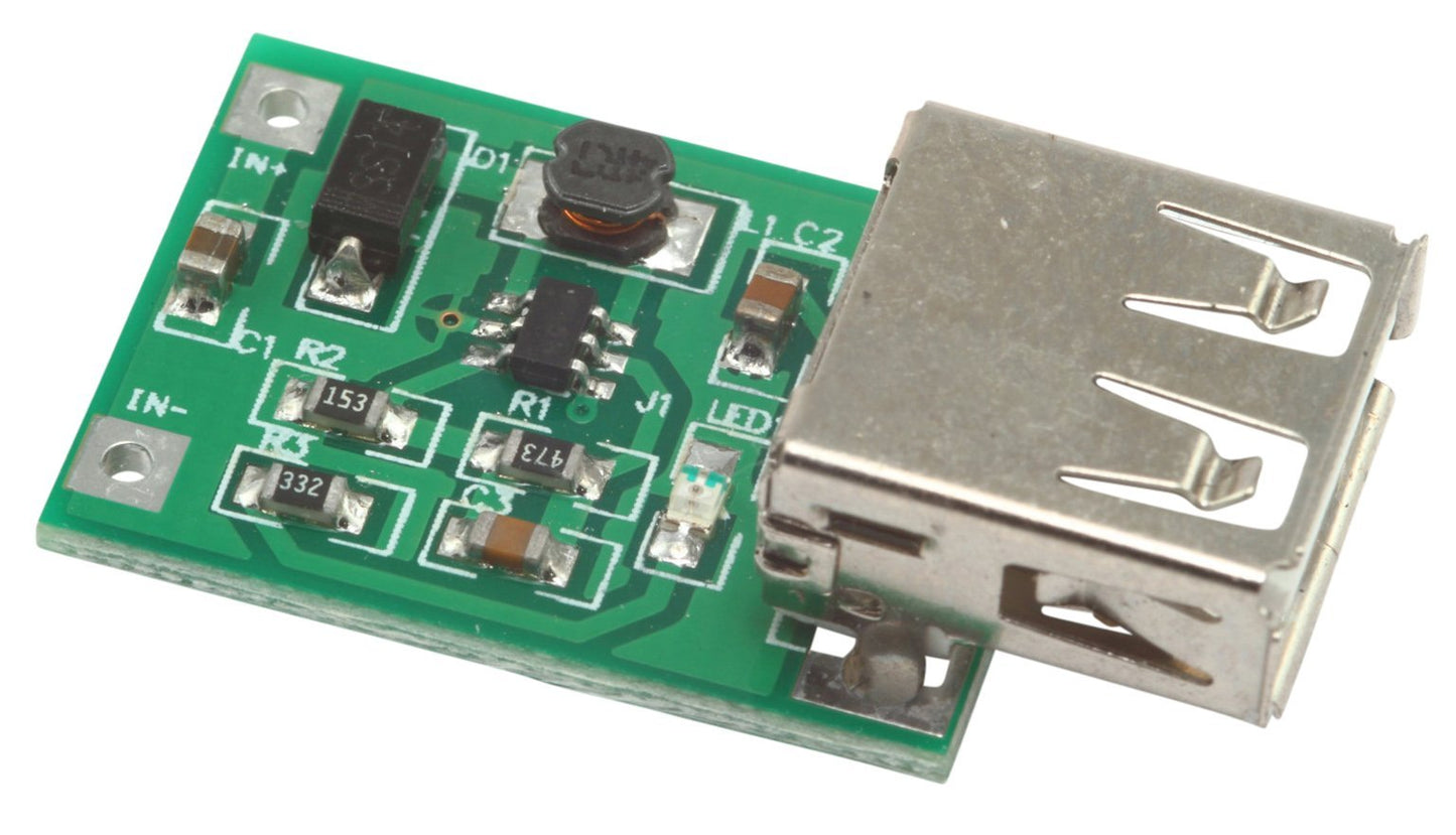 2.0V to 4.5V In 5V USB Out DC-DC PFM Boost Step-up Power Supply Converter Module - Envistia Mall