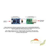 2.0V to 4.5V In 5V USB Out DC-DC PFM Boost Step-up Power Supply Converter Module - Envistia Mall
