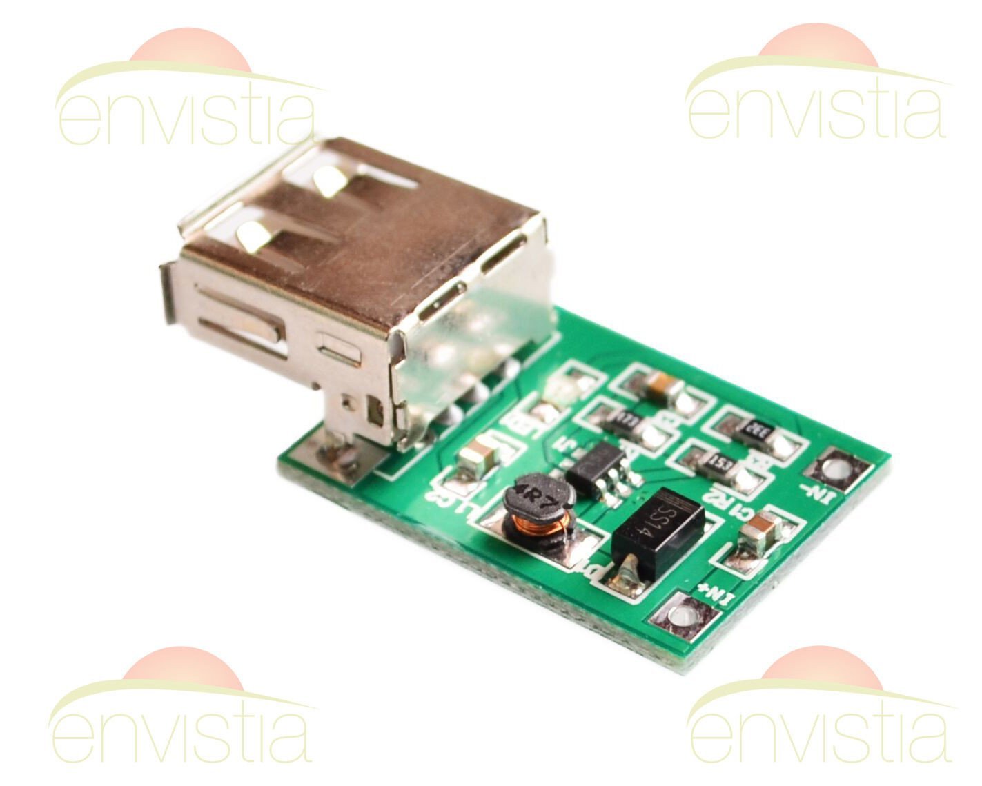 2.0V to 4.5V In 5V USB Out DC-DC PFM Boost Step-up Power Supply Converter Module - Envistia Mall