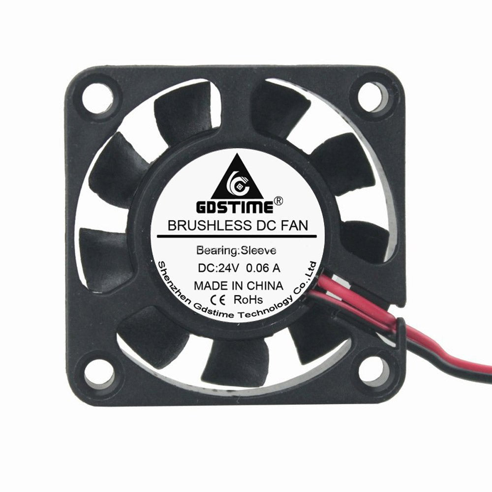 24V 40mm x 40mm x 10mm 4010S DC Brushless 2-pin CPU / Laser / Printer Cooling Fan - Envistia Mall