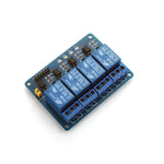 250V/10A 4 Channel SPDT Power Relay Module 5V Control for DIY PIC AVR DSP ARM MCU Arduino - Envistia Mall