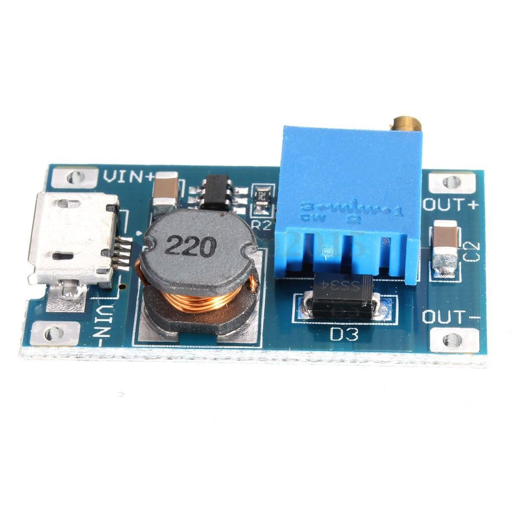 2V-28V MT3608 Micro-USB Step Up Boost Power Supply Voltage Regulator –  Envistia Mall