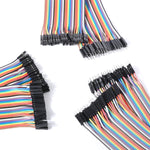 3 x 40Pin (120 Pieces) 20cm DuPont 1P-1P Wire Jumper Cables Pin-Pin, Pin-Socket & Socket-Socket - Envistia Mall