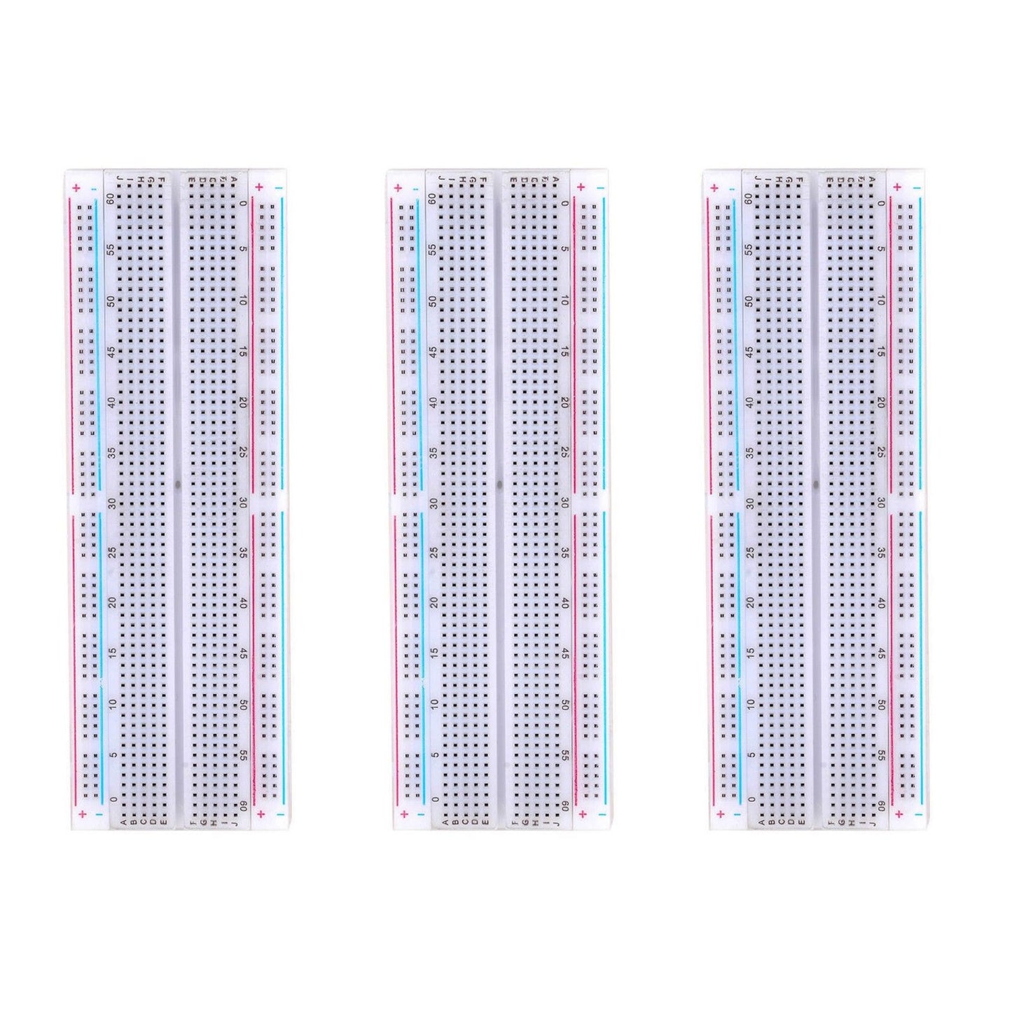 3X MB-102 830 Point Prototype PCB Solderless Breadboard Protoboard - Envistia Mall