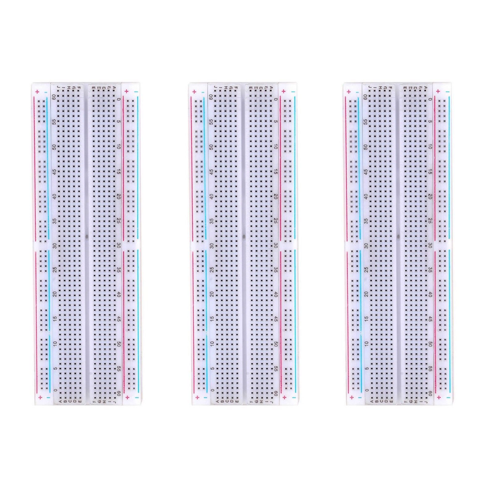 3X MB-102 830 Point Prototype PCB Solderless Breadboard Protoboard - Envistia Mall