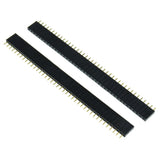 40-Socket Female Header 0.1" 2.54mm Breadboard/PCB Strip Connectors from Envistia Mall