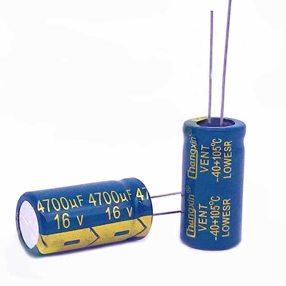 4700UF High Frequency Low ESR 105C Aluminum Electrolytic Capacitor 10V-16V - Envistia Mall