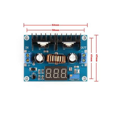 4V-38V to 1.25V-36V 8A DC-DC Step Down Buck Power Supply Module with Digital Voltmeter XL4016 - Envistia Mall