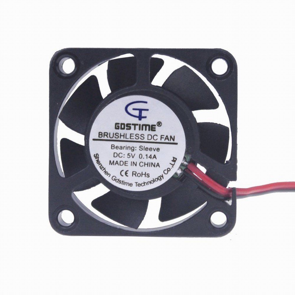 5V 40mm x 40mm x 10mm 4010S DC Brushless 2-pin CPU / Laser / Printer Cooling Fan - Envistia Mall