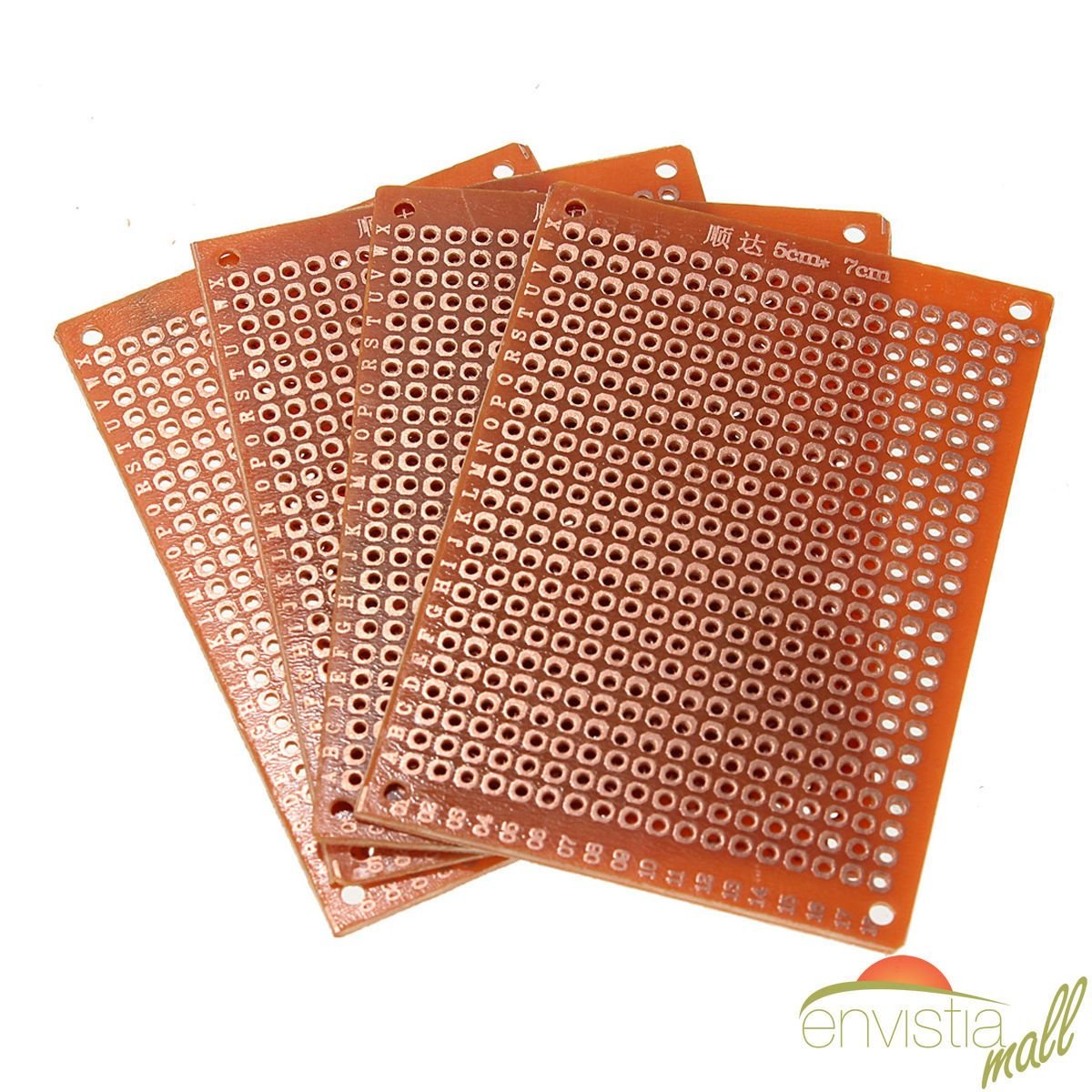 5x7cm DIY PCB Prototyping Perf Circuit Boards Breadboards - 10 Piece Set - Envistia Mall