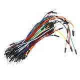 65 Piece Solderless Breadboard DuPont Male-Male Jumper Cable Wire Prototyping Kit - Envistia Mall
