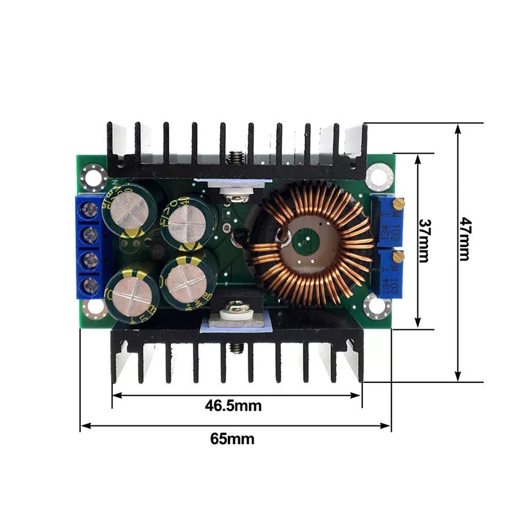 7-40V In 1.2-32V Out CC CV DC-DC Buck Step Down 8A 300W XL4016 Converter - Envistia Mall