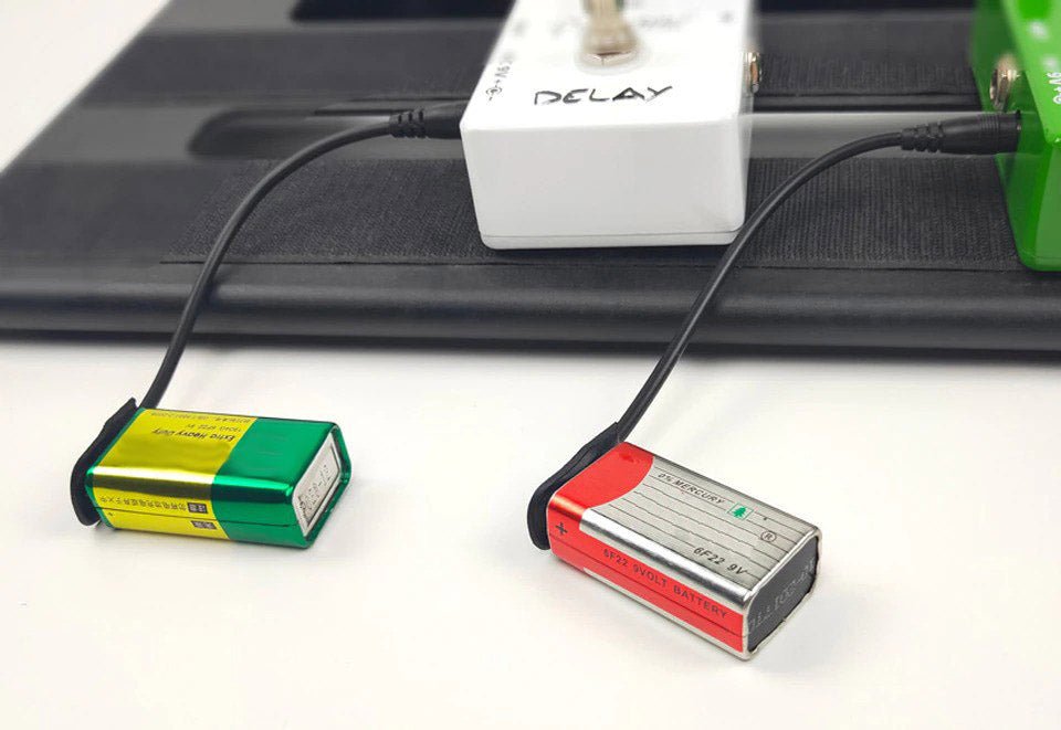 guitar pedals center negative 9V Battery Clip Connector Converter Center Negative Cable for Guitar Effect Pedals