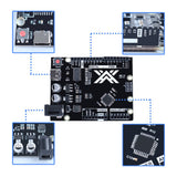 Arduino UNO R3 Compatible USB-C ATmega328P-AU CH340 Microcontroller Board - Envistia Mall