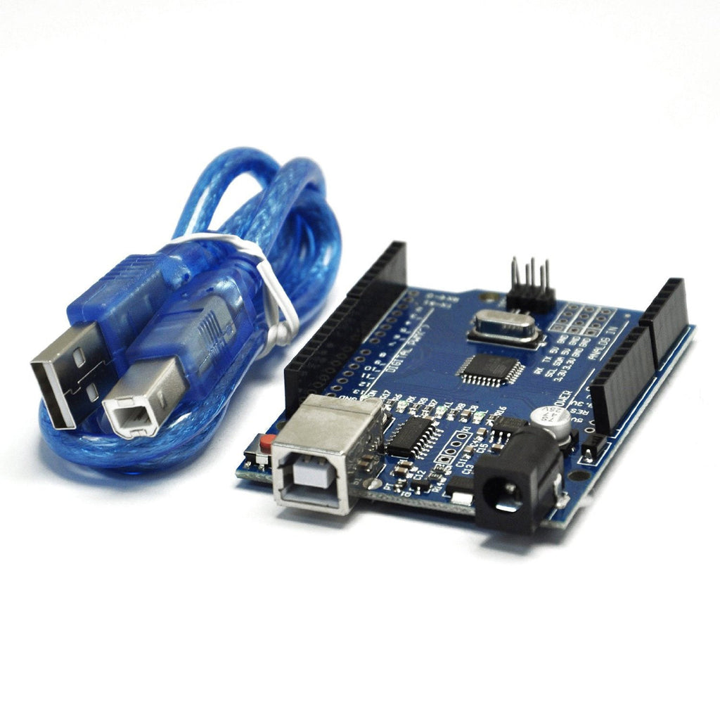 Arduino UNO R3 ATmega328P CH340 USB Microcontroller Board with Cable –  Envistia Mall
