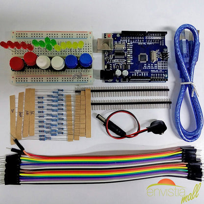 ATMEGA328P Microcontroller Starter Development Kit Arduino Compatible - Envistia Mall