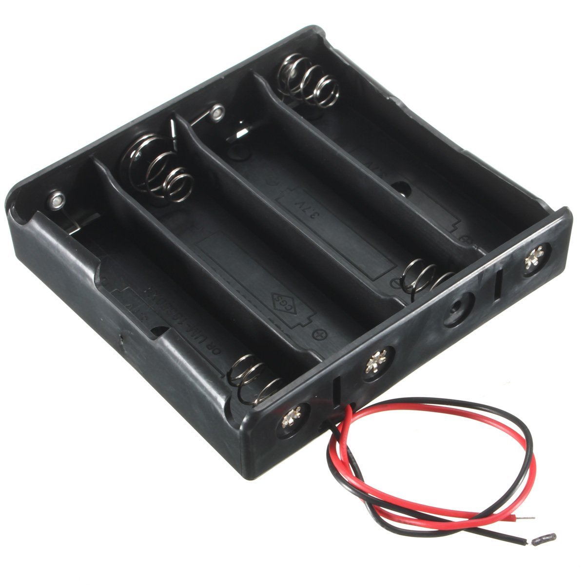 Battery Holder Case Box for 4X 18650 Li-Ion Batteries in Series (~15V) - Envistia Mall