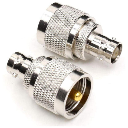 BNC Female Jack to PL-259 UHF Male Plug RF Adapter Connector - Envistia Mall