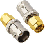 BNC Female Jack to SMA Male Plug RF Coaxial Adapter Connector from Envistia Mall