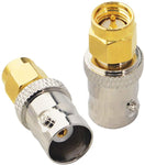 BNC Female Jack to SMA Male Plug RF Coaxial Adapter Connector from Envistia Mall
