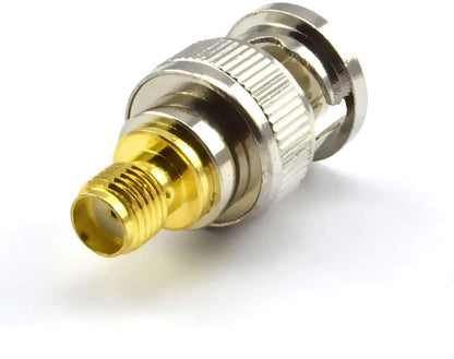 BNC Male Plug to SMA Female Jack RF Coaxial Adapter Connector - Envistia Mall