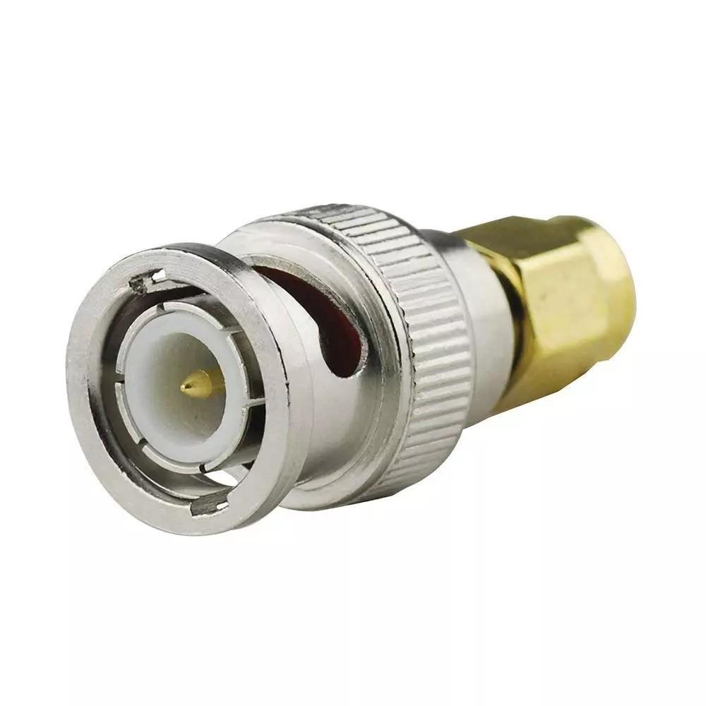 BNC Male Plug to SMA Male Plug RF Coaxial Adapter Connector - Envistia Mall