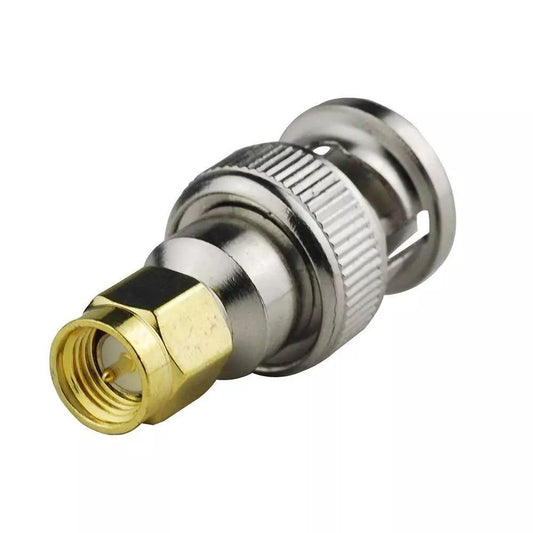 BNC Male Plug to SMA Male Plug RF Coaxial Adapter Connector - Envistia Mall