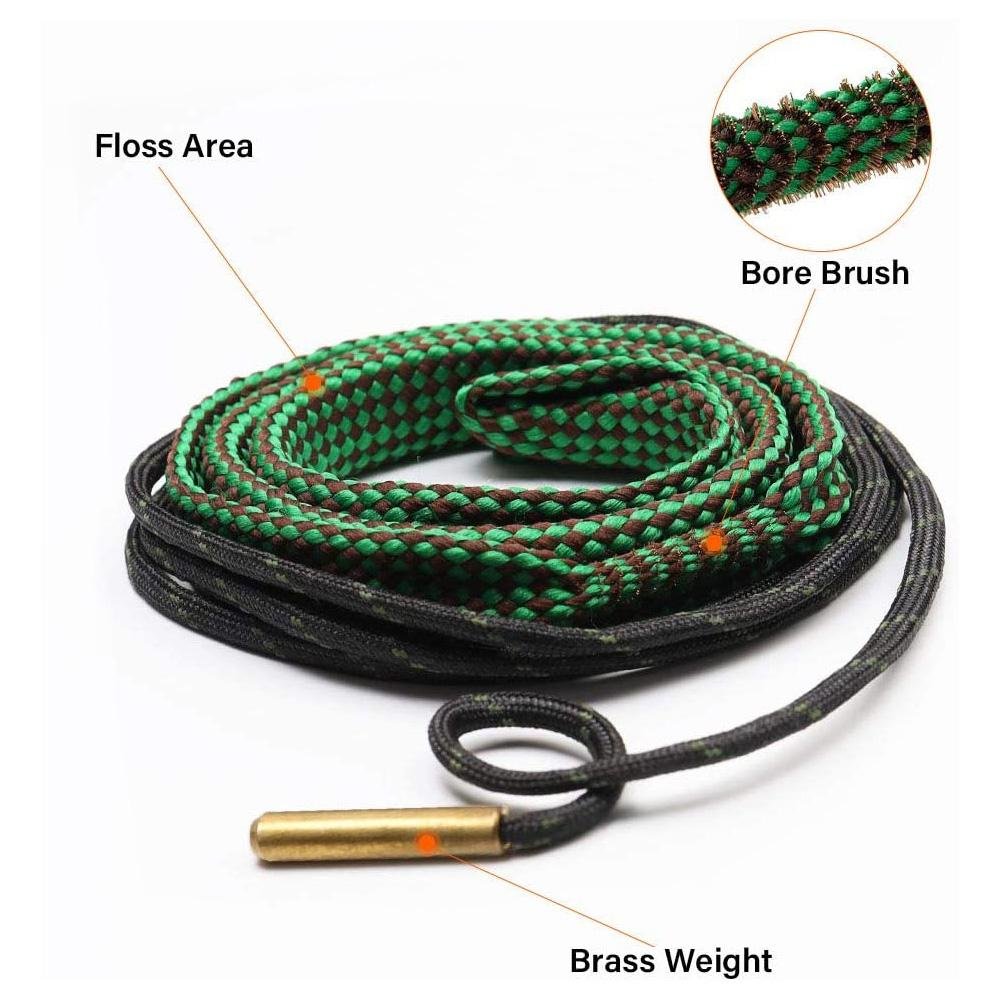 Bore Rope Barrel Cleaning Snake for .22 .223 Caliber & 5.56mm Rifles & Pistols from Envistia Mall