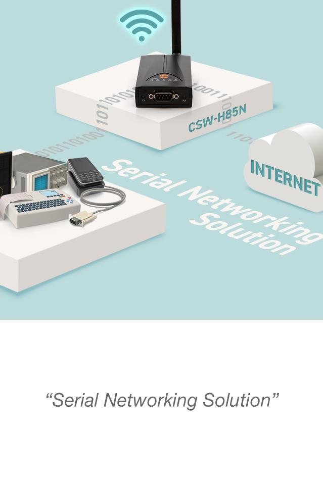 CSW-H85N Serial WLAN Device Server - Envistia Mall