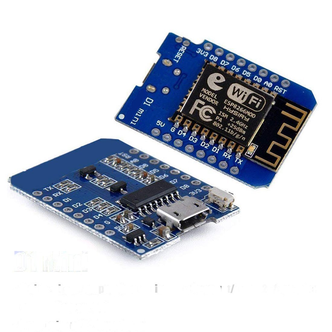 D1 Mini NodeMCU and Arduino WiFi LUA ESP8266 ESP-12 WeMos Microcontroller - Envistia Mall