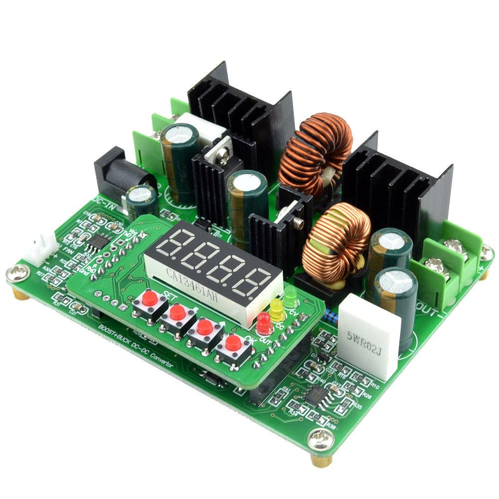 D3806 10-40VDC In 0-38VDC Out Step Up / Step Down Boost/Buck CC/CV Power Converter Module w Meter - Envistia Mall